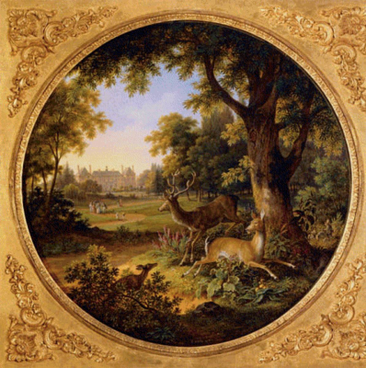 Гобелен Олени - предпросмотр