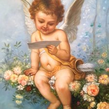 Схема вышивки «Письмо»