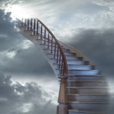 Схема вышивки «Schody do nebe»