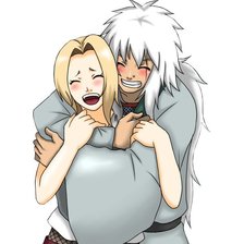 Схема вышивки «Цунаде и Джирайя»