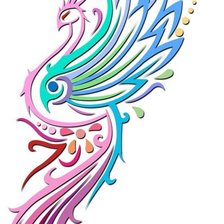 Схема вышивки «Жар-птица»