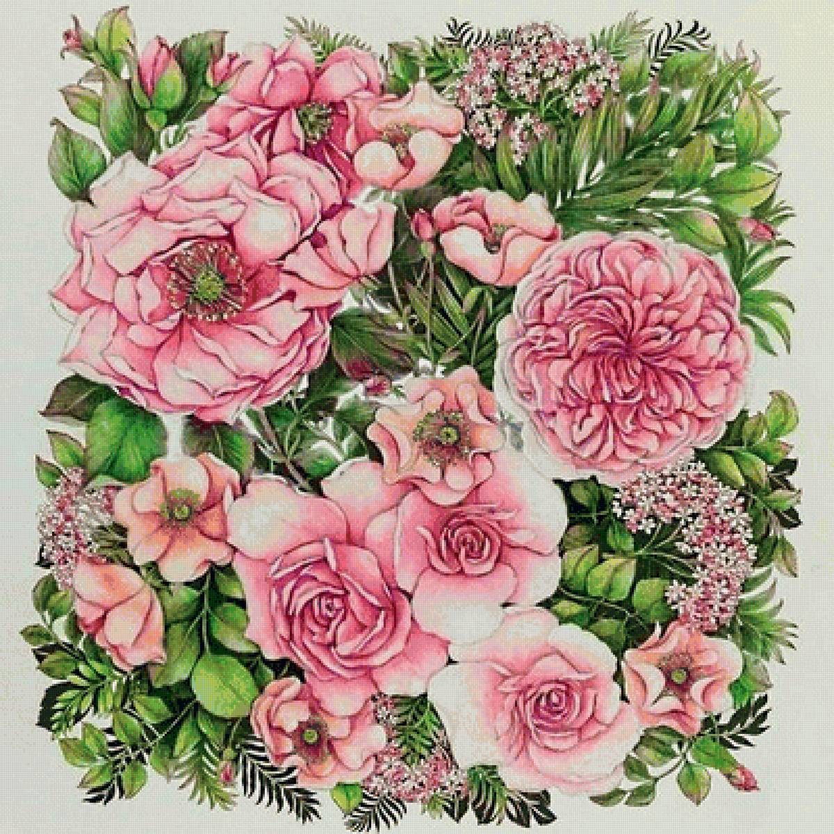 роза нежная - розы, розовые цветы, подушка, шиповник, роза - предпросмотр