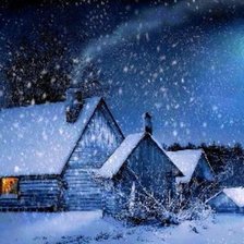 Схема вышивки «Зима»