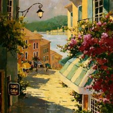 Схема вышивки «Улочка»