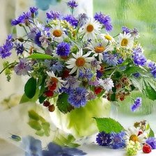 Схема вышивки «Букет цветов»