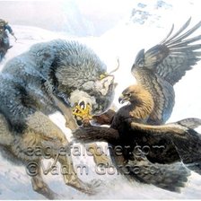 Схема вышивки «схватка»