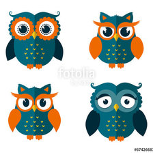 Схема вышивки «совы»