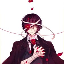 Схема вышивки «Дазай Осаму»