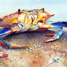 Схема вышивки «Краб»