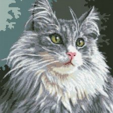 Схема вышивки «Кошечка»