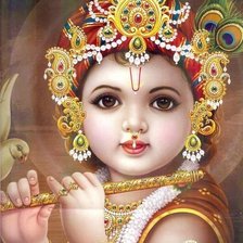 Схема вышивки «Маленький Кришна»