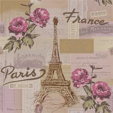 Схема вышивки «париж»