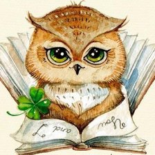 Схема вышивки «Сова»