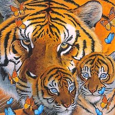 Схема вышивки «мать и дитя»