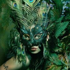 Схема вышивки «Pávice»