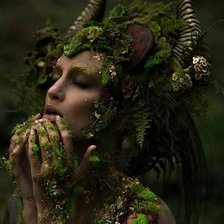 Схема вышивки «Lesní víla»