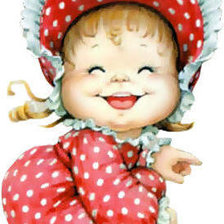 Схема вышивки «Девочка»