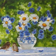 Схема вышивки «букет»