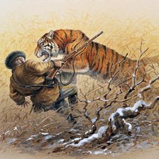 Схема вышивки «Поединок»