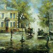 Схема вышивки «городской пейзаж 2»