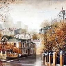 Схема вышивки «городской пейзаж 3»