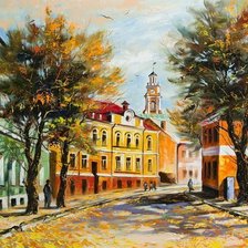 Схема вышивки «городской пейзаж 8»