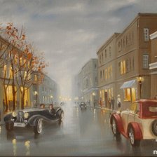 Схема вышивки «городской пейзаж 9»