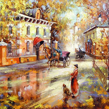 Схема вышивки «городской пейзаж 10»