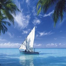 Схема вышивки «океан»