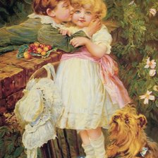 Схема вышивки «встреча»