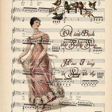 Схема вышивки «девушка»