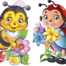 Схема вышивки «Пчёлки»