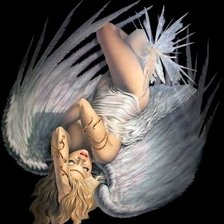 Схема вышивки «ангел»