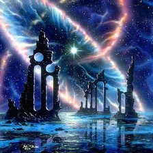 Схема вышивки «руины»