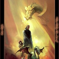 Схема вышивки «люди и драконы»