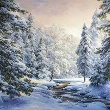 Схема вышивки «Зимушка-зима»