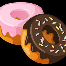 Схема вышивки «Пончики»