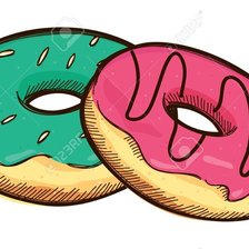 Схема вышивки «пончики2»