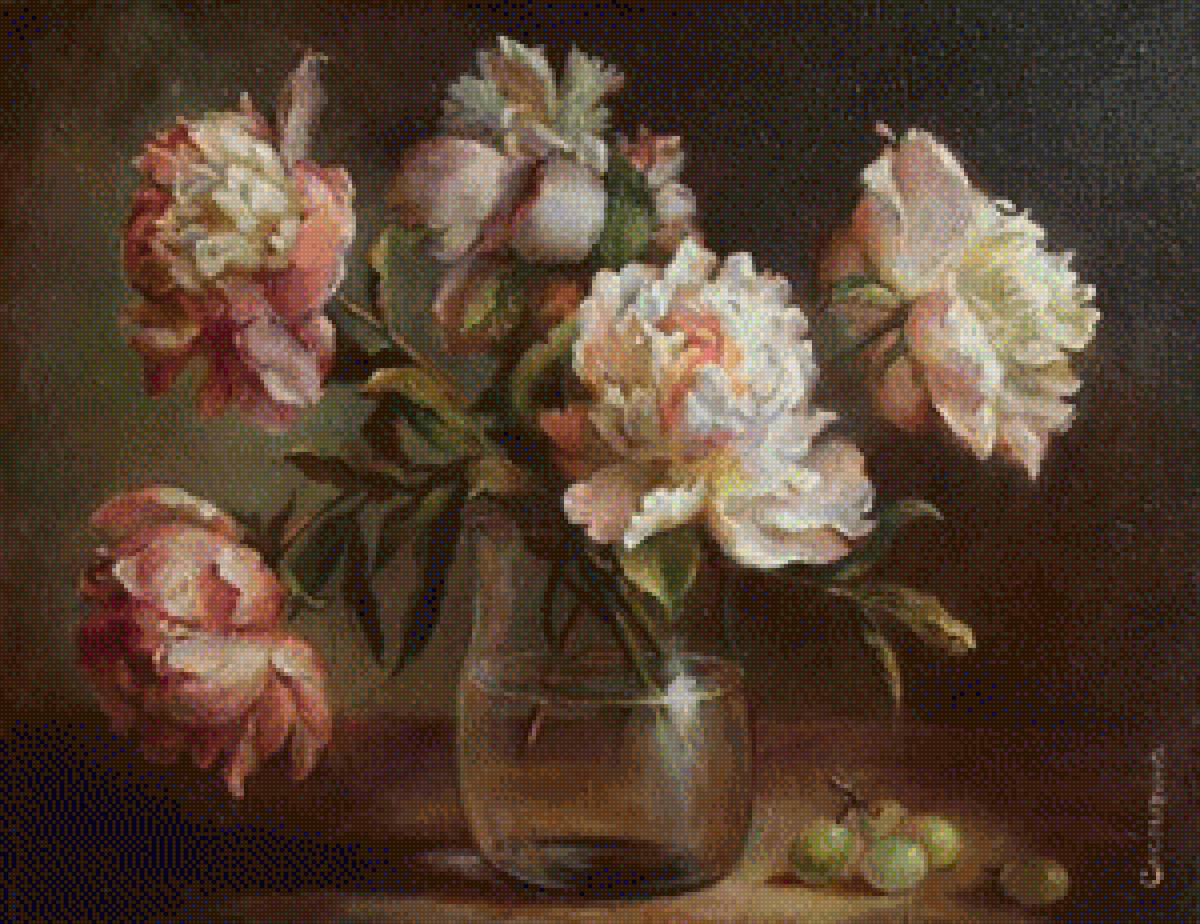 piwonie w słoiku - предпросмотр