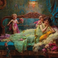 Схема вышивки «Будуар»