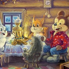 Схема вышивки «Душевное чаепитие»