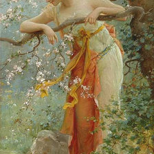 Схема вышивки «У ручья»