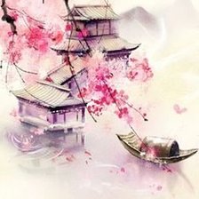 Схема вышивки «asian art»