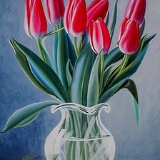 Схема вышивки «весенние цветы»