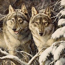 Схема вышивки «Пара»