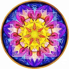 Схема вышивки «Мандала на исполнение желаний»