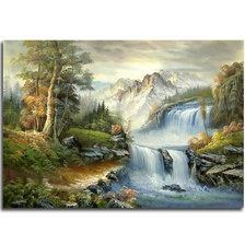 Схема вышивки «водопад»