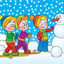 На зимней прогулке