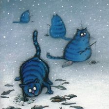 Схема вышивки «Хитрость кота»