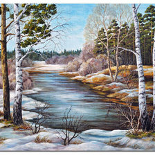 Схема вышивки «весна»